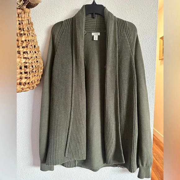 L.L. Bean Sweaters - L.L. Bean open knit cardigan